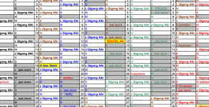 cliquer ici pour obtenir le calendrier